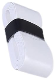 POXZSFX Nastro per Impugnatura della Racchetta da Badminton Realizzato con Composito PU Che Offre impugnature Antiscivolo per Racchetta da Tennis. Nastro per, Bianco, 110x2.5 cm