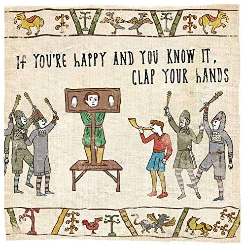 Humorous Greeting Card (WDM427145) If You're Happy And You Know It, Clap Your Hands - From The Hysterical Heritage Range