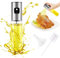 JOPHEK Spray Aceite Cocina, 100ml Pulverizador Aceite Spray Botella Vidrio Acero Inoxidable Vaporizador Aceite de Oliva - Pulverizador de Aceite para Freidora de Aire