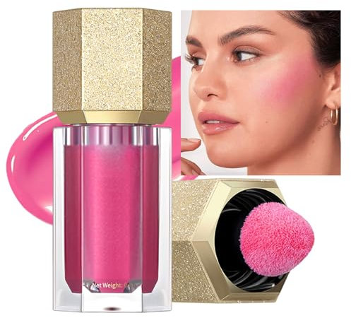 Maquillage Blush Liqui| Fard à Joues Liqui,Coupe hydratante éclaircir le fard à joues pour les joues maquillage naturel imperméable à l'eau longue durée anti-taches