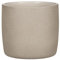 Scheurich Solido, Blumentopf aus Keramik, Farbe: Taupe Stone, 17,6 cm Durchmesser, 16 cm hoch, 3,1 l Vol.