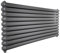 ProductPro Anthracite 1200 x 600mm Horizontal Designer Radiator Double Oval Column