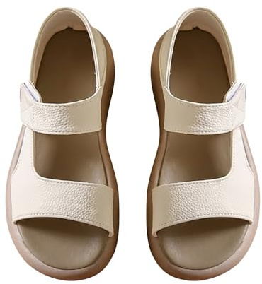 Mary Jane Sandalias para mujer, sandalias delanteras cerradas para mujer, sandalias de senderismo, sandalias de trekking, zapatos de verano, sandalias ortopédicas, sandalias romanas, mocasines, suela