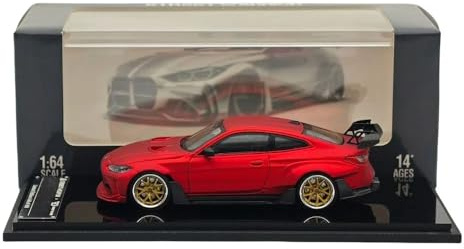 SW Maßstab 1:64 M4 G82 Sports Diecast Modelle Auto Miniatur Limited Collection Spielzeug Fahrzeug Modelle (Rot)