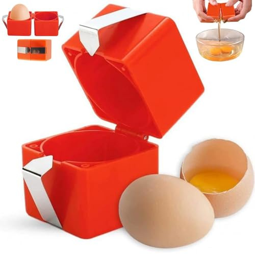 Apriuova per uova, strumento per schiacciare le uova sode, pelapatate per rimuovere gusci, separatore uova, strumenti per sbucciare le uova, gadget da cucina portatili per cucinare