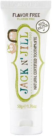 Faith In Nature Natürliche Zahnpasta, Aroma Frei, 1,76 Unzen (50 g) - Jack n Jill 1er Pack(1 x g)