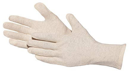 JAH guantes de algodón de doble capa – protección extra y confort para personas alérgicas, embalaje y manipulación