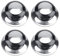 EUROXANTY Pomo recambio tapadera | Pomo para ollas | Pomo universal | Perilla para tapadera | Tirador de tapadera | Accesorio repuesto de tapaderas (65 mm, 4 UNIDADES)