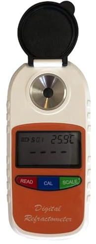 FVRYCA Pocket Antifreeze Monitoring Digital Refractometer for Ethylene Glycol and Propylene Glycol for Engine Coolant Tester with ATC