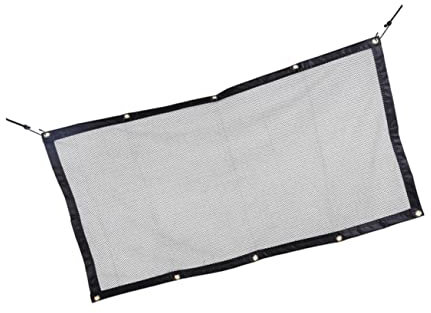 GREENADSCAPE Hundegitter Auto-haustiergitter Barriere Faltbar Atmungsaktiv Schwarz Zuhause