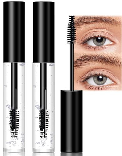2PCS Clear Waterproof Eyebrow Gel - Long-Lasting Brow Glue for Natural Styling & Repair, Smudge-Proof & Easy Application