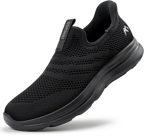 Scarpe da Ginnastica Slip-On Uomo Senza Lacci - Leggere, Traspiranti e Comode per Tempo Libero, Camminata, Jogging e Quotidiano - Design Minimalista con Rete Mesh per Sport all'Aperto
