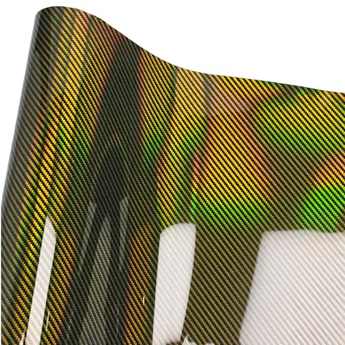 Yulokdwi Lámina De Fibra De Carbono para Coches Automóviles Pet | Película Protectora para Calcomanías De Vehículos | Personalización de Interiores Moderna Decoración Estética Atractiva Visual