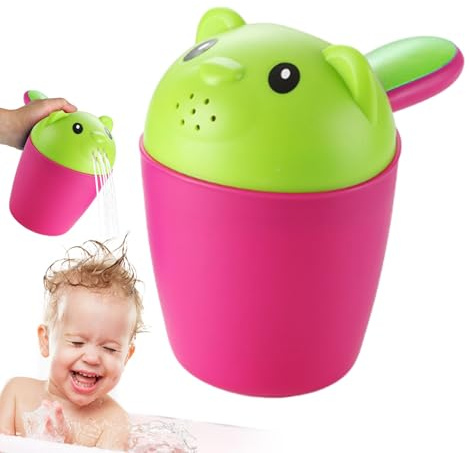 Baby Bath enjuague - Baby Shampoo Rinser | Jarra de lavado de cabello | Rinser de baño de cascada con mango ergonómico | Copa de ducha de bebés multifductional para niños.
