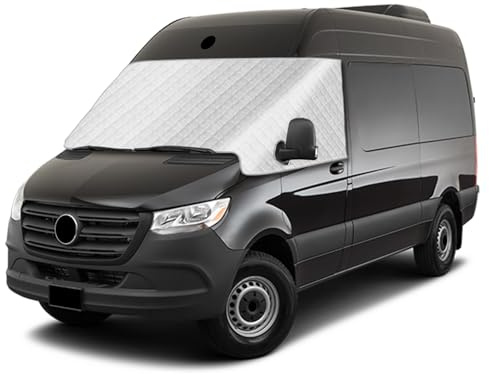 Protector Parabrisas Hielo para Mercedes-Benz Sprinter VS30 2019-2025, Cubierta de Parabrisas Funda Parabrisa Delantero Coche Protege de Nieve, Escarcha, UV