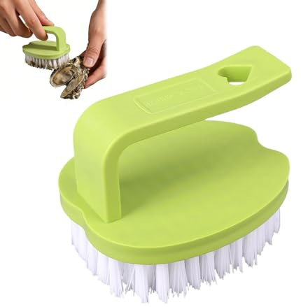 Xmccvt Cepillo Limpiador de Verduras,Cepillo Ergonómico para Limpieza de Utensilios - Utensilio Cocina Compacto práctico - para Lavar Frutas, Verduras, Patatas, Huevos, Platos, ollas, Cocina, baño