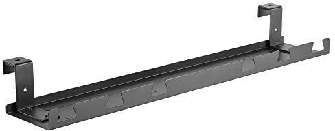 RICOO Kabelkanal Schreibtisch schwarz 59 cm Kabelschacht Z1122 Kabelwanne wiederverschließbar mit Klettverschluss Kabelführung Kabelmanagement Cable Organizer Desk