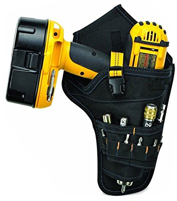 Fast Draw Drill Holster,Heavy-Duty Impact Driver Holster,Specialist Driver Tool Bag Drill Holster (Black)