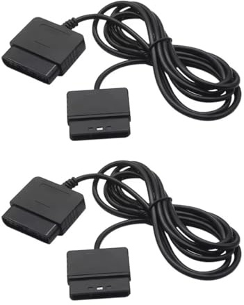 DARLINGTON & Sohns 2 Verlängerungskabel Controllerverlängerung für Playsation 2 PS2 Controller Analog Gamepad Verlängerung
