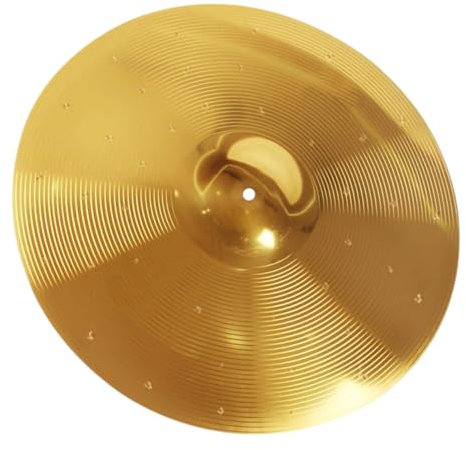 WESIEVYA Crash Becken Leichte Metall Drum Cymbals Für Jazz Und Schlagzeug Tragbar Und Einfach Zu Bedienen Für Musiker Und Drummer