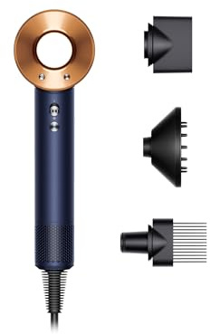 Dyson Supersonic™ secador de pelo – Rizado+Muy rizado (Azul de Prusia/Cobre intenso)