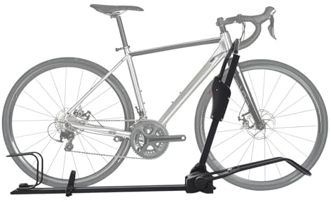 Porte-vélos pour toit, 110 cm de support pour cadre de vélo en alliage d'aluminium réglable en hauteur de 75-98 cm verrouillable Support de vélo en fer Nylon pour montage sur toit de voiture Oxydation