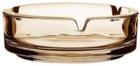 Glass Ashtray 10.5cm - Smoked/Cigarette Ashtray, Glass Ash Tray