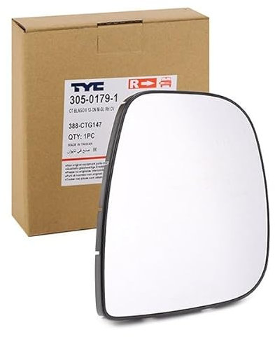 TYC 305-0179-1 Cristal de espejo retrovisor exterior convexo derecha
