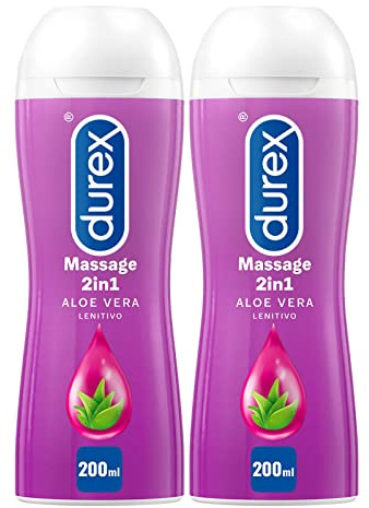 Durex 2x Play 2-in-1 Gel Lubrificante con Aloe Vera 200ml