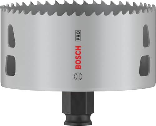 Bosch 1x PRO Multi Material Power Change Plus Hole Saw (for Softwood, Drywall, Ø 95 mm, Professional Accessory Rotary Drill/Drivers)