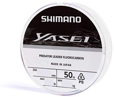 SHIMANO Yasei Predator Fluorocarbon 50m 0 3mm 7.17/15 81lbs transparent Vorfach Angelschnur YASPFL5030