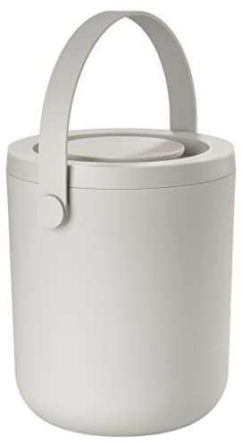 Zone Denmark Circular Mülleimer, Durchm. 16, Höhe 19,5 cm - 3 Liter, Warm Grey (Grau)