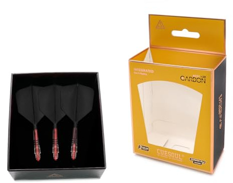 CUESOUL ROST T19 Carbonio Integrato al pozzo di dardo e Forma di Grande Ala di Volo, Set di 3
