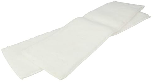 vhbw Cleaning Cloths 2-Pack compatible with Kärcher SC 5 EasyFix Premium Iron - soft flat mop pad, 40.5 x 11.15 x 0.3 cm