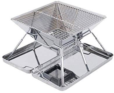 MYVVKIA Parrilla De Barbacoa Al Aire Libre Parrilla De Barbacoa Al Aire Libre, Accesorios De Barbacoa Estufa De Barbacoa Plegable Parrilla De Barbacoa De Carbón Antiadherente Al