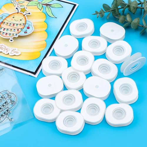 30 Pieces Standard Action Wobbles, Collapsible Self-Adhesive Springs 1.5 x 1.25 Regular Size Wobblers Movers for Card Making Add Movement to Interactive Cards Bundle Wobblers Movers DIY Scrapbooking