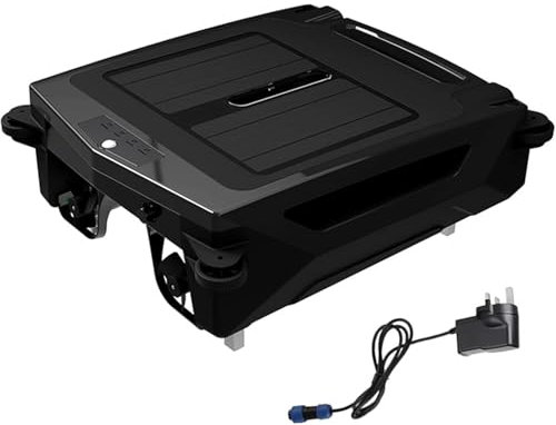 XGHDPBM Pool Surface Cleaner Robot, Solar Cordless Robotic Pool Cleaner, Rechargeable Automatic Pool Skimmer Cleaner Robot with Dual Modes, Auto Obstacle Avoidance and Escape Function for Pool