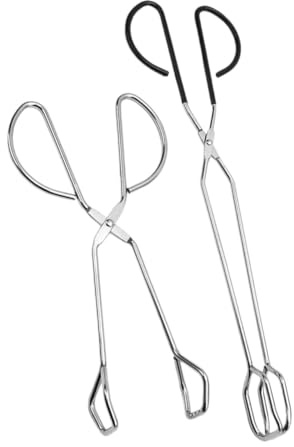 Ipetboom Pinzas Estable de 2piezas Acero Inoxidable Comida para Servir Multifunción Sujeción y para Postres Ensaladas en Bodas y Eventos de Catering