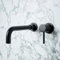 Apres Wall Mounted Basin Mixer or Bath Filler Matt Black | Wall Mounted Bathroom Sink Tap | Wall Mounted Bath Filler Tap | Matt Black Finish | Noir Tap