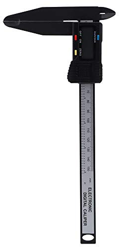 Digital Electronic Caliper, Measuring Tool Vernier Caliper 150mm 300mm with Large Screen Carbon Ruler Long Jaw Metric Imperial Conversion for Schools Carpentry Farms or Homes(150MM)