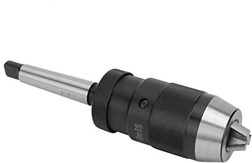 Mandrino per Trapano Senza Chiave Cono Morse a Sgancio Rapido 0,5-16 Mm Adatto per Trapani a Colonna, Fresatrici e Torni