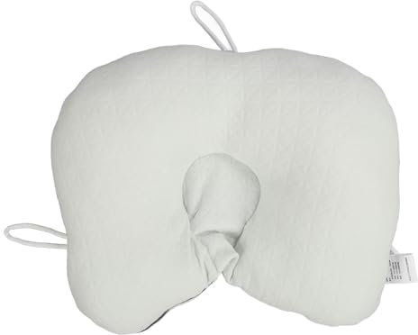 TITA-DONG Kopfkissen für Neugeborene Zur Unterstützung von Kopf und Nacken, Kordelzug-Design in U-Form Verhindert EIN Durchhängen des Kopfkissens Zum Schlafen, Waschbares, Weiches, Gemütliches,(Grün)