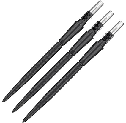 Target Darts Swiss Point Storm Dart Points, Quartz (3 Pack Set of Tips) 35MM, Black | Change Dart Points, Swiss Storm Points, Professional Darts Accessories