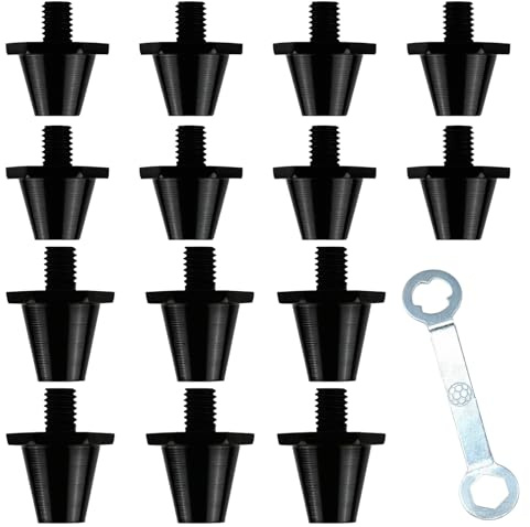 Artanchao 14 Pcs Nike Ersatzstollen für Fußballschuhe, 11mm/13mm, 13mm/15mm, mit Schlüssel, Herren, Aluminium