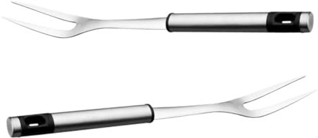 Didiseaon 2pezzi Forchetta Per Barbecue in u Per Grigliare Carne e Manico Per Servire Utensile Da Per Barbecue e Picnic