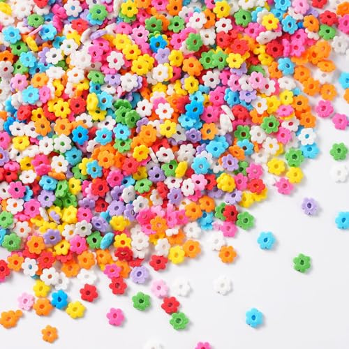 Décors Sucrés Noël 130 g - petite fleur multicolore Décorations en Sucre pour Gâteaux, Bûches, Cupcakes
