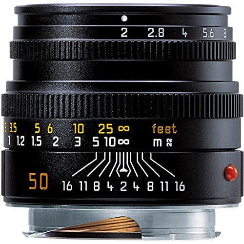 Leica Summicron-M 50 mm f/2 Negro - Objetivo (6/4, 0,7 m, 5,23 cm, 1:11.5, 40°, 27°)