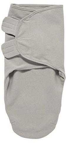 Meyco Baby Uni Pucksack, Erstausstattung Neugeborene (Pucktuch für Babys ab 0-3 Monaten, weicher Schlafkomfort, 100% Baumwolle, atmungsaktiv, Einschlafhilfe), Grau