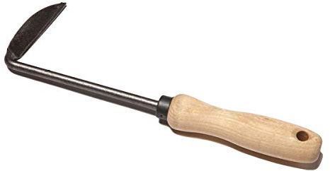 4betterdays.com NATURlich leben! Cape-Cod-Weeder/Unkrautjäter für Linkshänder - inkl. gratis Schleifstein - Länge: 27 cm, Gewicht: 200 g - Handgeschmiedet in Deutschland
