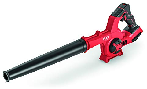Flex Akku-Gebläse BW 18.0-EC (Laubbläser, 18V, Luftgeschwindigkeit: 80 m/sec, Luftvolumen max. 3,11 m³/min, ohne Akku) 472913, Rot,Schwarz